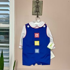 Zucchini boy ABC shortall | NWT |